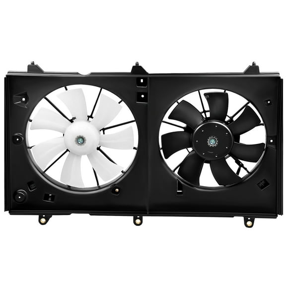 ECCPP Condenser Radiator Cooling Fan Assembly Replacement fit for 2004 -2007 for Honda for Accord 2.4L