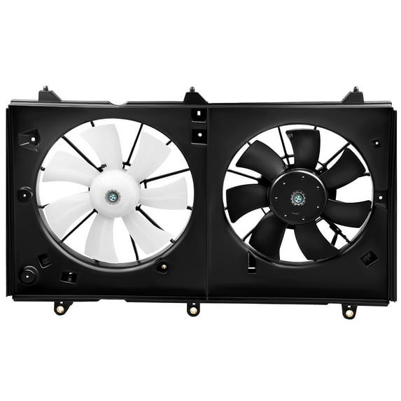 ECCPP Condenser Radiator Cooling Fan Assembly Replacement fit for 2004 -2007 for Honda for Accord 2.4L