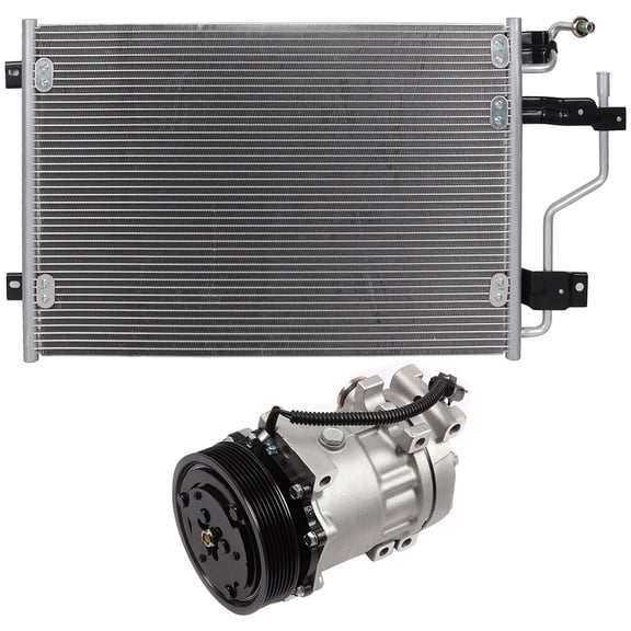 ECCPP Condenser Replacement Fit 4579 Condenser A/C Compressor CO 4785C fit 1994-1997 for D-o-d-g-e for Ram 2500 1994-1997 for D-o-d-g-e for Ram 3500