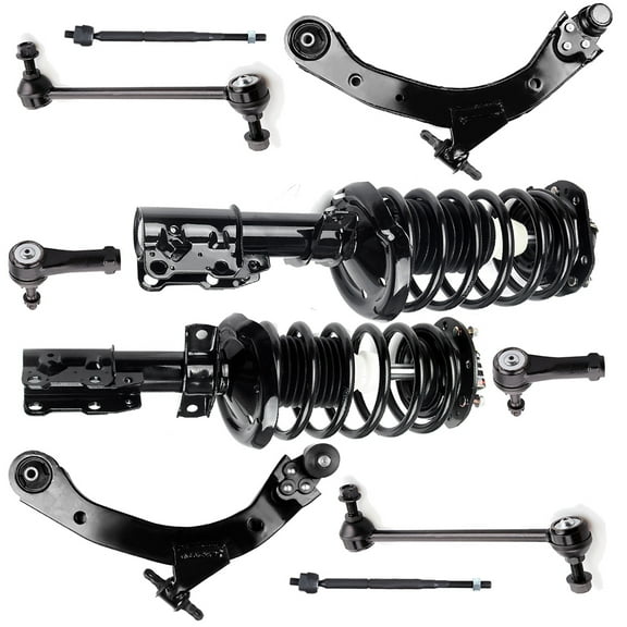 ECCPP Control Arm Ball Joint Assembly and Strut Spring Assembly Stabilizer Sway Bar End Link Kit for 05-10 for Chevrolet Cobalt,06-11 for Chevrolet HHR,07-08 for Pontiac G5,05-06 for Pontiac Pursuit