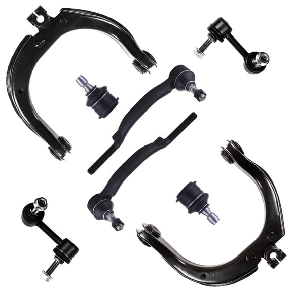 ECCPP Control Arm Kit 02 03 for Chevrolet Trailblazer for Chevrolet Trailblazer EXT for GMC Envoy for GMC Envoy XL - Control Arm Tool Ball Joint Tool Set Sway Bar Link Set Tie Rod Tool