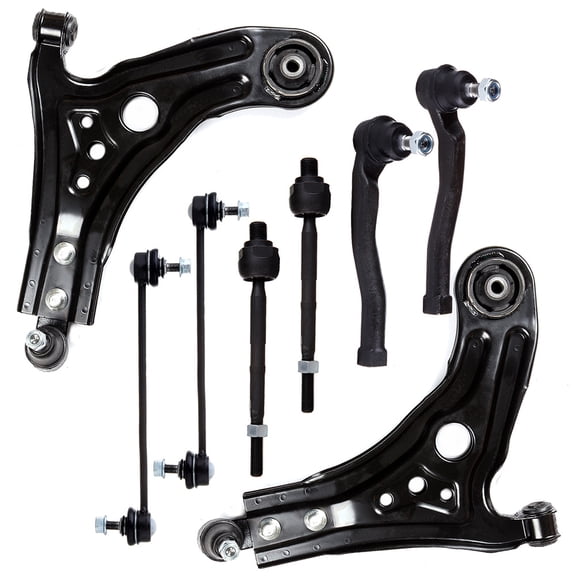 ECCPP Control Arm Kit 04 05 06 07 08 09 10 for Chevrolet Aveo for Chevrolet Aveo5 for Pontiac G3 for Pontiac Wave for Suzuki Swift+ - Control Arm Tool Sway Bar Link Set Tie Rod Tool