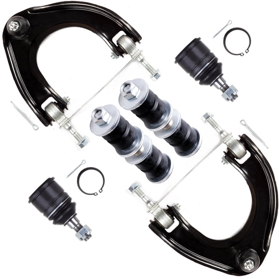 ECCPP Control Arm Kit 1988 1989 1990 1991 for Honda Civic for Honda CRX - Lower Ball Joints Front Sway Bar End Links Upper Control Arms