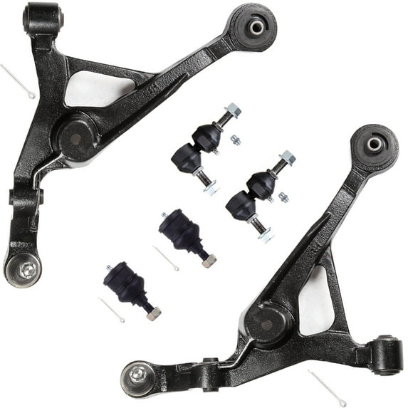 ECCPP Control Arm Kit 1995 1996 1997 1998 1999 2000 for Chrysler Cirrus for Chrysler Sebring for Dodge Stratus for Plymouth Breeze - Lower Control Arms Front Sway Bar End Links Upper Ball Joints