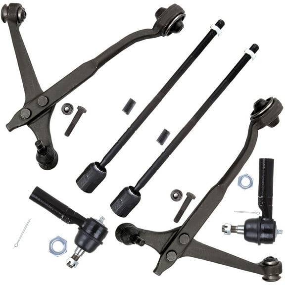 ECCPP Control Arm Kit 1999 2000 2001 2002 2003 For Ford Windstar - Inner Tie Rod Ends Lower Control Arms Outer Tie Rod Ends