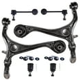 thumbnail image 1 of ECCPP Control Arm Kit 2003 2004 2005 2006 2007 2008 For Acura TSX For Honda For Accord - Lower Ball Joints Lower Control Arms Upper Shock Mount Bushing Rear Sway Bar End Links Rear Sway Bar End Links, 1 of 5