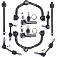 thumbnail image 1 of ECCPP Control Arm Kit 2003 2004 for Ford Expedition for Lincoln Navigator - Outer Inner Tie Rod Ends Lower Ball Joints Front Sway Bar Links Upper Control Arms Rear Sway Bar End Links, 1 of 8
