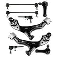 thumbnail image 1 of ECCPP Control Arm Kit 2005 2006 2007 for Chevrolet Equinox for Pontiac Torrent for Saturn Vue - Lower Control Arms Outer Tie Rod Ends Front Sway Bar End Links Rear Sway Bar End Links, 1 of 5