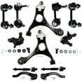 thumbnail image 1 of ECCPP Control Arm Kit 2006-2011 for Honda Civic - Upper Control Arms Inner Tie Rod Ends Lower Ball Joints Outer Tie Rod Ends Front Rear Sway Bar End Links, 1 of 9