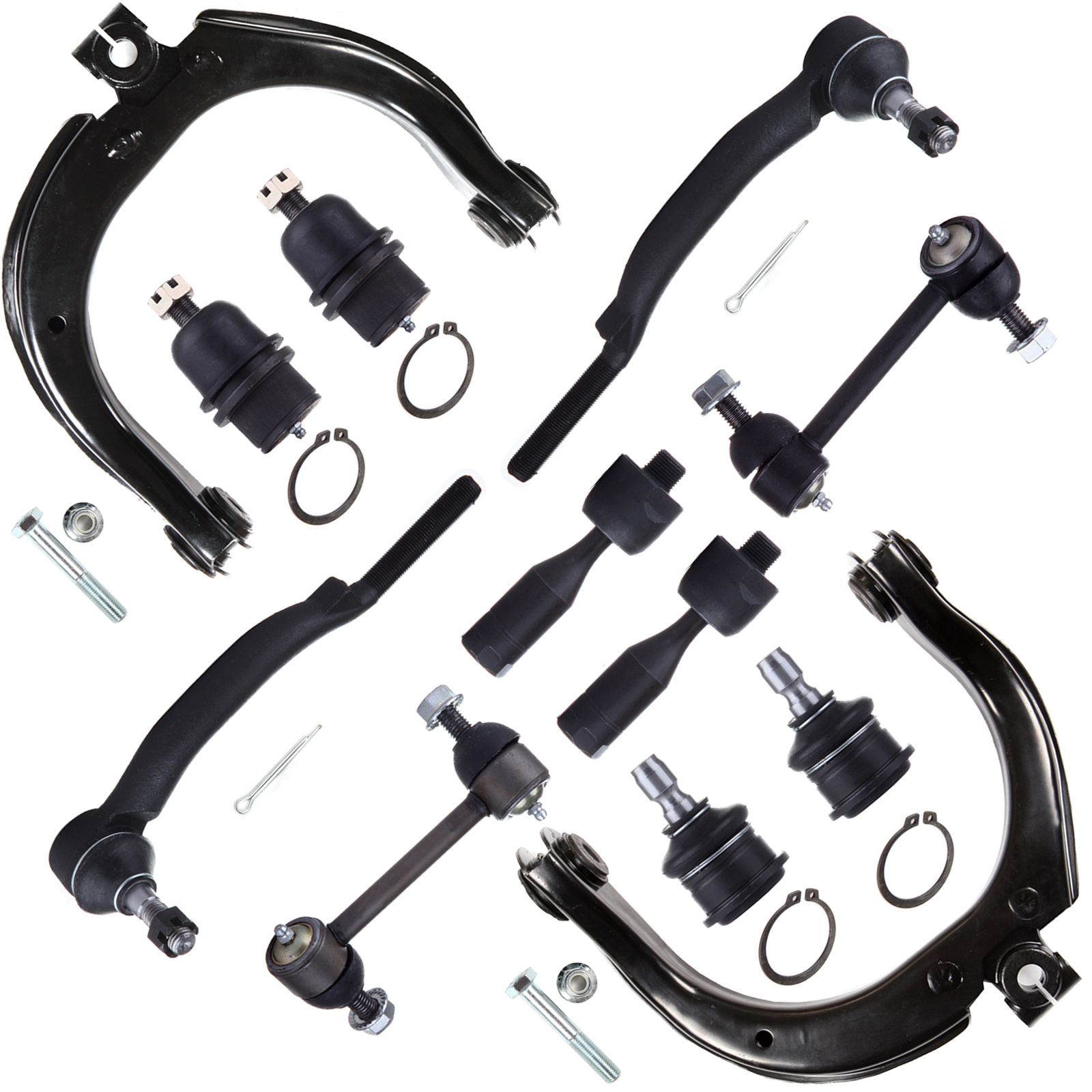 Kit 2 Bracci Di Controllo Inferiori Anteriori – Per Buick Rainier, Chevrolet Trailblazer, GMC Envoy, Isuzu Ascender, Oldsmobile Bravada, Saab 9-7X (2003-2008)