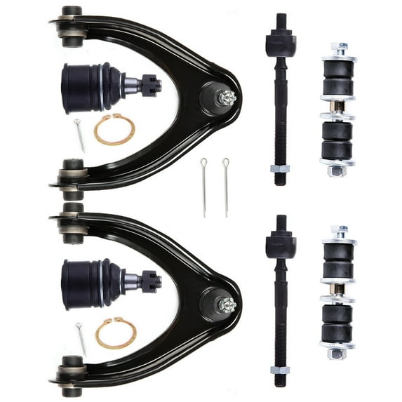 ECCPP Control Arm Kit For 1996 1997 1998 1999 2000 for Honda Civic - Inner Tie Rod Ends Lower Ball Joints Front Sway Bar End Links Upper Control Arms