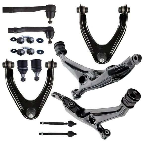 ECCPP Control Arm Kit For 1997 1998 1999 2000 2001 for Honda CR-V - Inner Tie Rod Ends Lower Ball Joints Lower Control Arms Outer Tie Rod Ends Upper Control Arms Upper Shock Mount Bushing