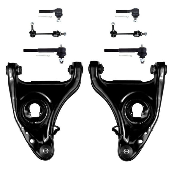 ECCPP Control Arm Kit For 98 99 00 01 02 For Ford Crown Victoria For Lincoln Town Car For Mercury Grand Marquis - Inner Tie Rod Ends Lower Control Arms Outer Tie Rod Ends Front Sway Bar End Links