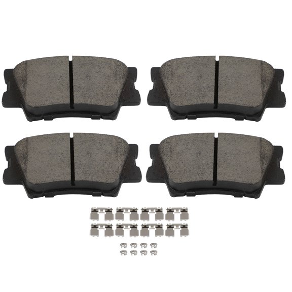 ECCPP D1212-9312 4pcs Rear Ceramic Dics Brake Pads Set Fit for Lexus for ES300h,ES350,HS250h,for Pontiac for Vibe,for Toyota for Avalon,Camry,Matrix,RAV4