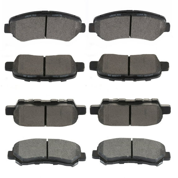 ECCPP D1393-8501,D1415-8405 D1374-8449 Ceramic Brake Disc Pad fit For Nissan JukeFor Nissan Maxima 2009-2020,For Nissan Rogue 2008-2013,For Nissan Rogue Select 2014-2015,For Nissan Sentra 2007-2012
