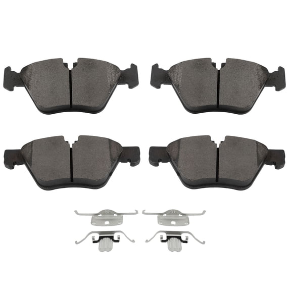 ECCPP D1504-8705 4pcs Front Dics Brake Pads Set Fit for 2011 2012 2013 2014 2015 2016 for BMW for 528i,2012 2013 2014 2015 2016 for BMW for 528i xDrive