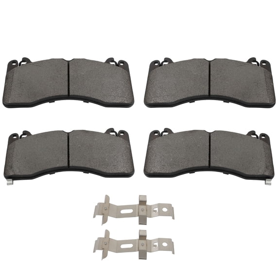 ECCPP D1792-9021 4pcs Front Dics Brake Pads Set Fit for 2017 2018 2019 2020 2021 for Ford for Mustang