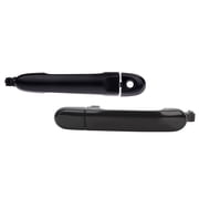 ECCPP Door Handles Exterior Outer Outside Front Driver Left Passenger Right Side for 2007-2012 for Nissan Tiida 2007-2011 for Nissan Versa Black