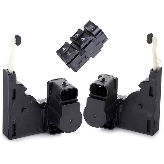 ECCPP Door Latch Lock Actuator  and Power Window Switch 10283834  Fits for 2002-2007 For Buick Rendezvous