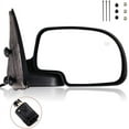 thumbnail image 1 of ECCPP Door Mirror Passenger Right Side Mirror for 1999-2002 Chevy Silverado Suburban Tahoe GMC Sierra Yukon Yukon XL Chrome Power Adjusted Heated Manual Folding Side Mirror, 1 of 5