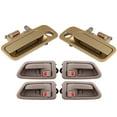 thumbnail image 1 of ECCPP Door handles Exterior Interior Front Rear Driver Passenger Side Replacement for 1997 1998 1999 2000 2001 for Toyota Camry Beige(6pcs), 1 of 3