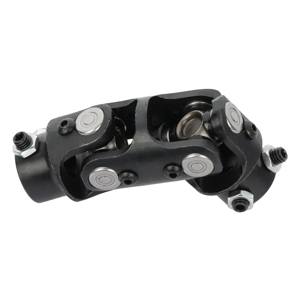 ECCPP Double 3/4" DD X 3/4" DD Universal Steering U-Joint Shaft Black