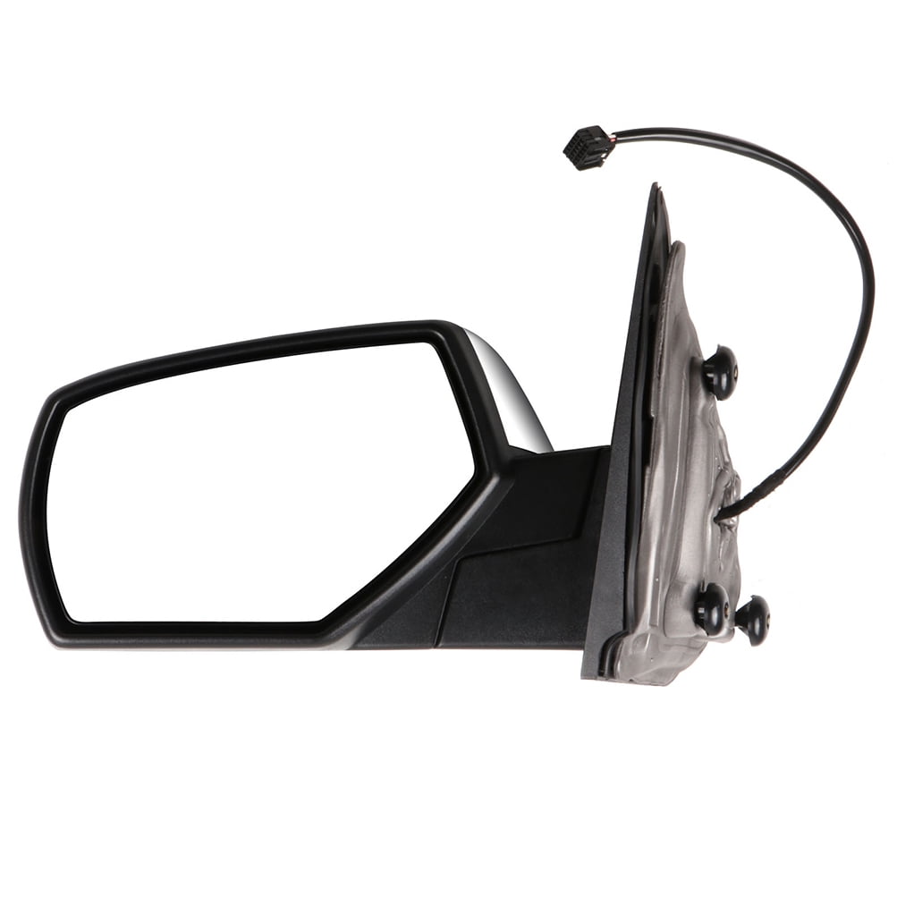 ECCPP Driver Side Mirrors, Power Heated Left Rear View Mirrors Chrome fit 2014 2015 2016 2017 For Chevy Silverado 1500 For GMC Sierra 1500