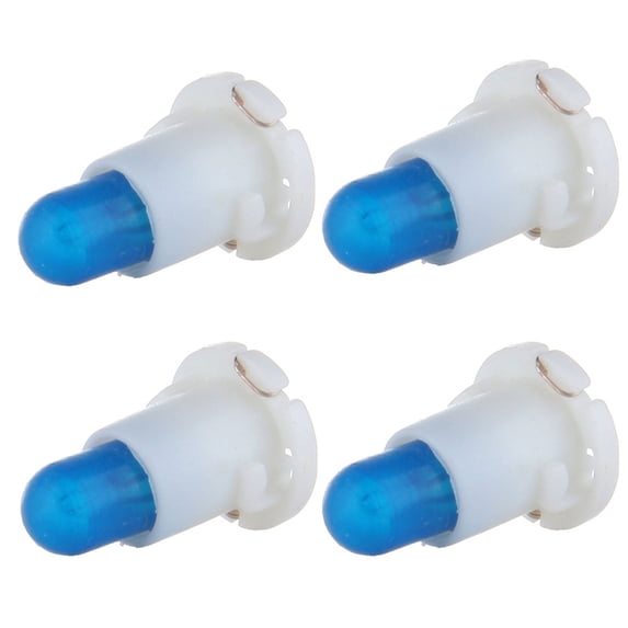 ECCPP ECCPP 4Pcs Ice Blue 12mm T5 NEO Wedge LED Bulbs Instrument Panel Gauge Cluster Indicator A/C Lights
