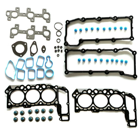 ECCPP Engine Head Gasket Set with Oil Pan Gasket fit for 04 05 for dodge Dakota 3.7L Fits select: 2005 JEEP GRAND CHEROKEE LAREDO/COLUMBIA/FREEDOM, 2004-2005 JEEP LIBERTY SPORT