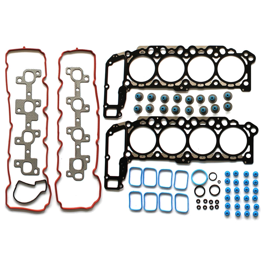 ECCPP Engine Head Gasket Set Timing Chain Bolts Set with Water Pump fit for 2006 for Jeep Commander 4.7L