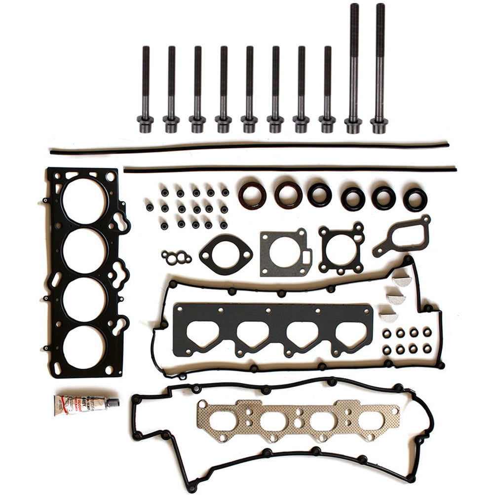 ECCPP Engine Head Gasket Set w/Bolts fit 01-12 for Hyundai Elantra DOHC for Hyundai Tiburon DOHC for Kia Soul DOHC for Kia Spectra DOHC for Gaskets Kit