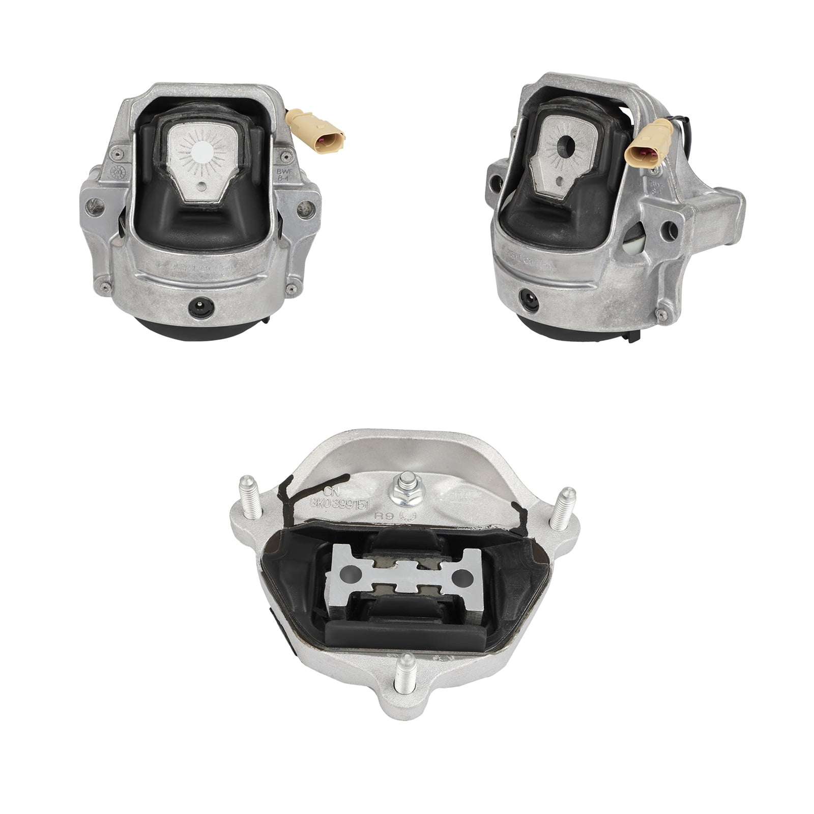 ECCPP Engine Motor Mount and Transmission Mount Set Fit For Audi A4 2009-2012, A4 Quattro 2009-2016, A5 2010-2012, A5 Quattro 2008-2009/2013-2017, 2.0L 3.2L A6991HY A6991HY A4920