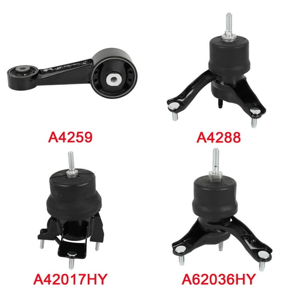 ECCPP Engine Motor Mount Transmission Mount and Torque Strut Mount Set Fit For Toyota Camry 2007-2017, Avalon 2008-2012 3.5L, Automatic Transmission 9538 9236 9884 9238