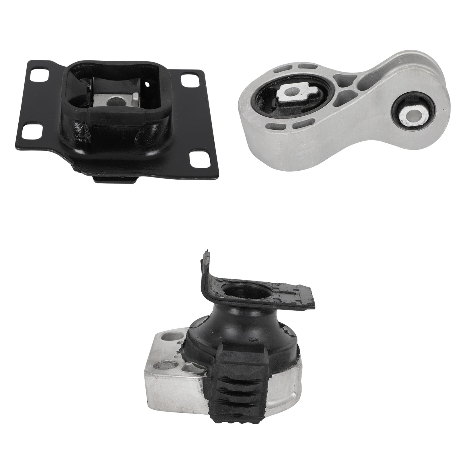 ECCPP Engine Motor Mount and Transmission Mount and Torque Strut Mount Set Fit For Ford Focus 2008 2009 2010 2011 L4 2.0L A2986 A5322 A5312