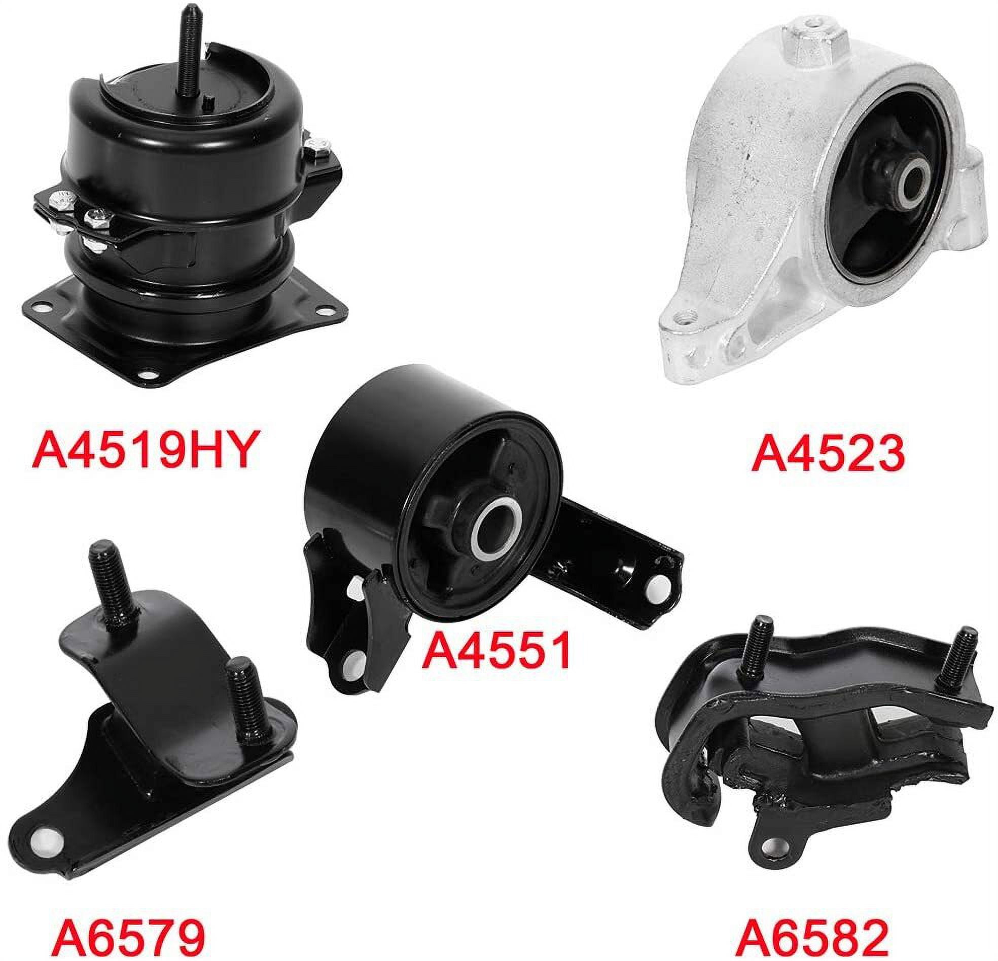 ECCPP Engine Motor and Trans Mounts Fit<font color="#0000FF"> 2001-2002 for Acura MDX  2003-2005 for Honda Pilot 3.5L  A4519HY A4551 A4523 A6582 A6579 5PCS</font>