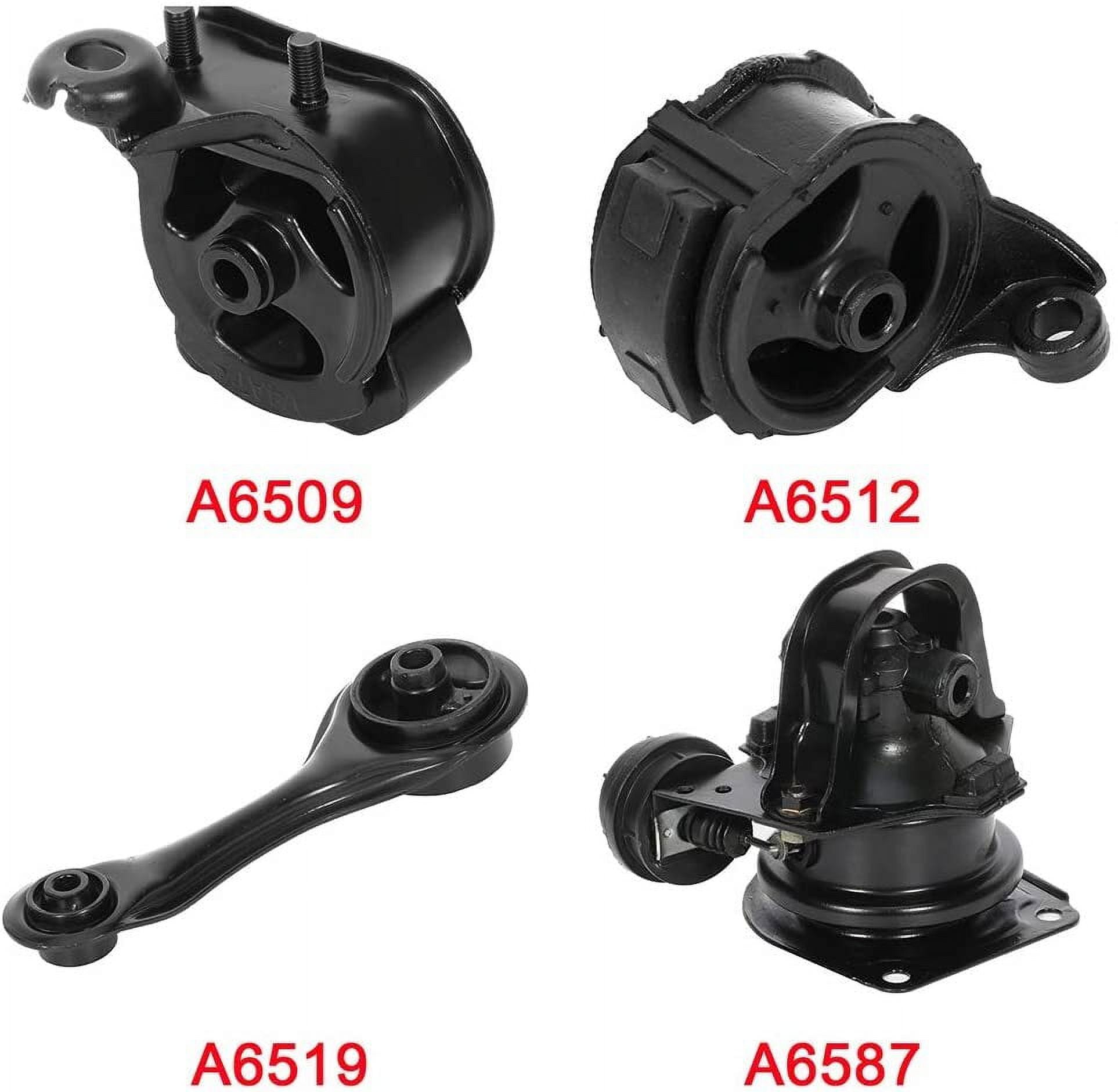 Innovative 94-97 Honda Accord F-Series Black Steel Mounts 65A Bushings (Auto Trans)