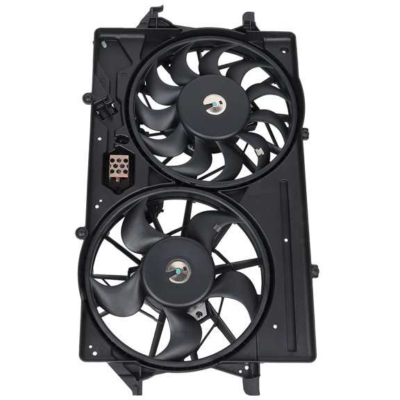 ECCPP Radiator Condenser Fan Assembly for Mitsubishi for Lancer 2.0L 2003-2007 for Chevy for Malibu 1.5L 2016 620-333 620930,674-50222
