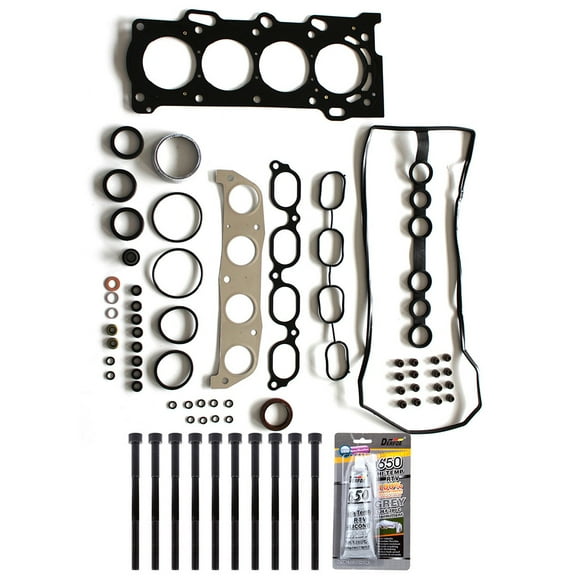 ECCPP Engine Replacement Head Gasket Set with Bolts for 98 99 00 01 02 03 04 05 06 07 08 for Chevrolet Prizm for Pontiac Vibe for Toyota Corolla 1.8L Fits select: 2006 TOYOTA COROLLA CE/LE