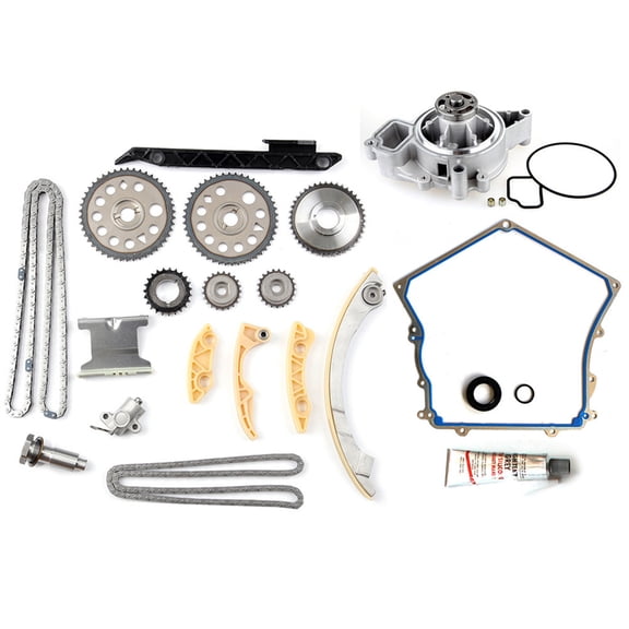 ECCPP Engine Replacement Timing Chain Kit Cover Gasket Sets Water Pump Compatible with 2011 for Buick Lacrosse 2006-2008 for Chevrolet Cobalt 2007 2008 2009 2010 for Saturn Sky TK10422 NW5092