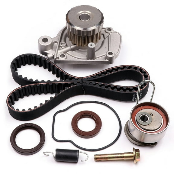 ECCPP Engine Timing Belt Water Pump Kit for 2001 - 2005 Honda Civic GX DX LX VP EX HX 1.7L D17A1 D17A2 D17A6 D17A7 L4 SOHC 16V