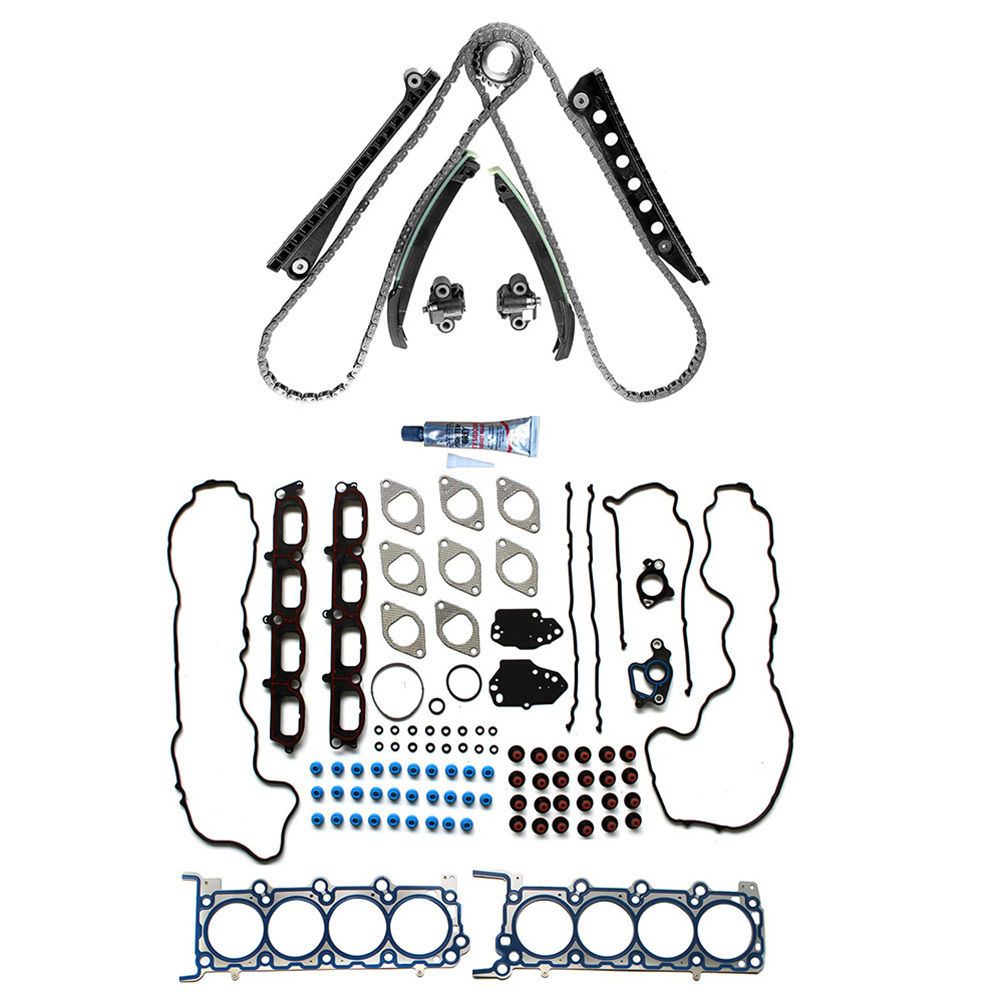 ECCPP Engine Timing Chain Kit Head Gasket Set for 0406 for Ford