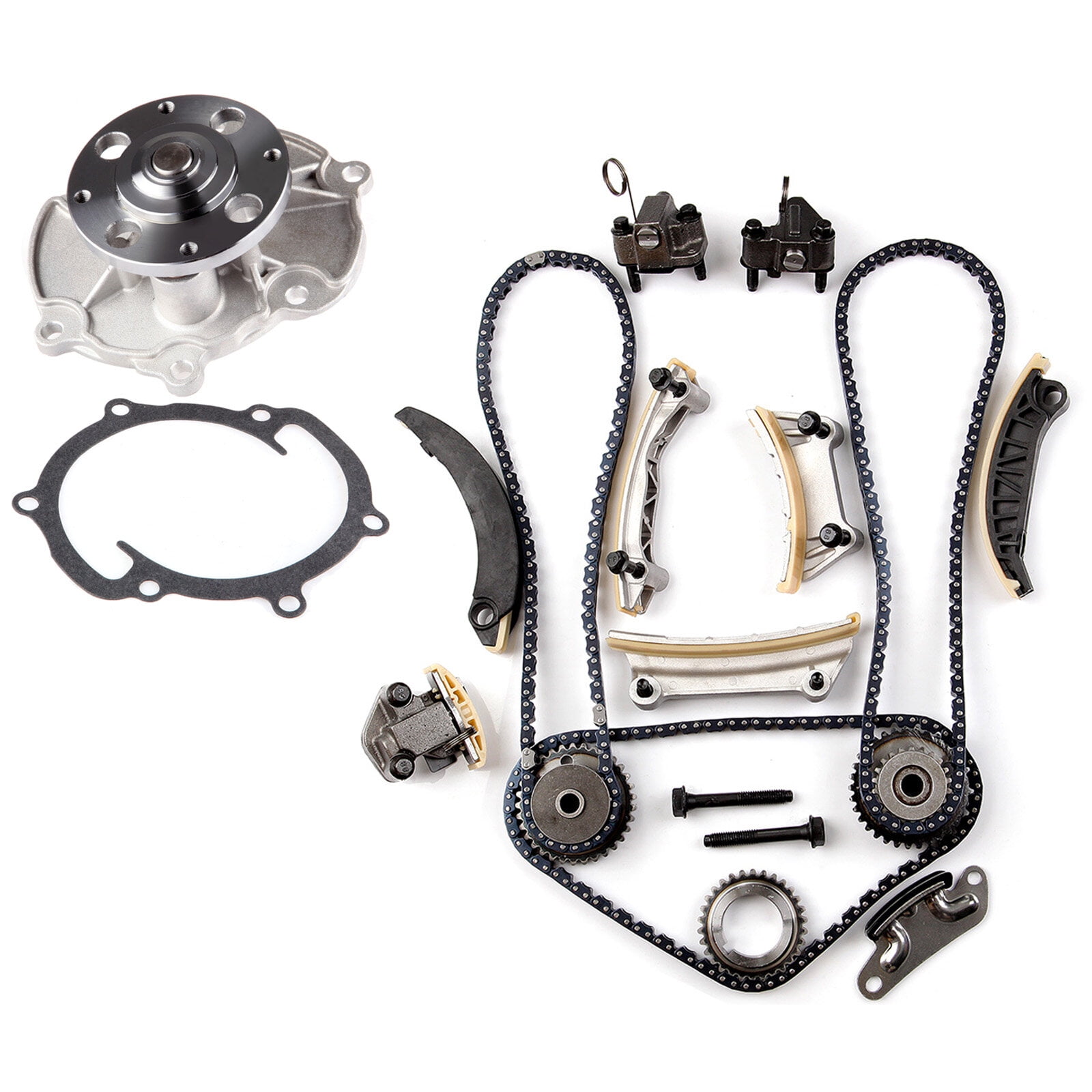 SCITOO Head Gasket Set + Timing Chain Kit + Water Pump For 2013-2015 Chevy Camaro 3.6L