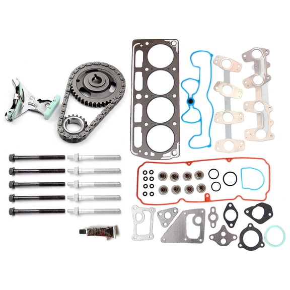 ECCPP Engine Timing Part Chain Kit Head Gasket Set Bolts Replacement fit for 1998-2003 for Chevrolet for GMC for Isuzu for Pontiac 2.2L