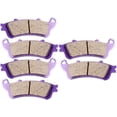 thumbnail image 1 of ECCPP FA261 Brake Pads Front and Rear Carbon Fiber Replacement Brake Pads Kits Fit for 1996 1997 1998 1999 2000 2001 2002 2003 2004 2005 2006 2007 2008 2009 2010 Honda, 1 of 3