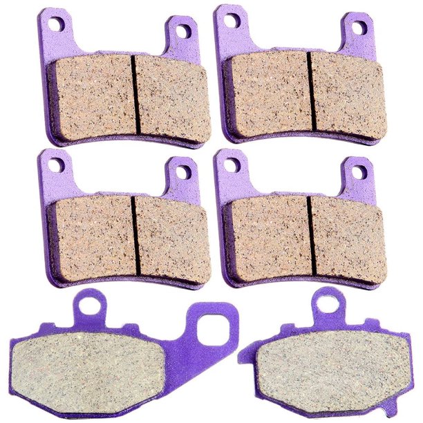 ECCPP FA379 Brake Pads Front and Rear Carbon Fiber Replacement