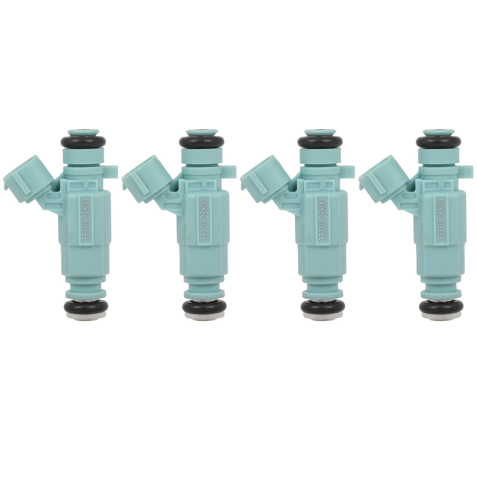 ECCPP FJ1012 4Pcs 12 Holes Fuel Injector Fit for 2006-2012 for Hyundai for Elantra,2010-2011 for Kia for Soul,2007-2009 for Kia for Spectra OEM Part Fuel Injectors Replace 84212345,4000041,3531023800