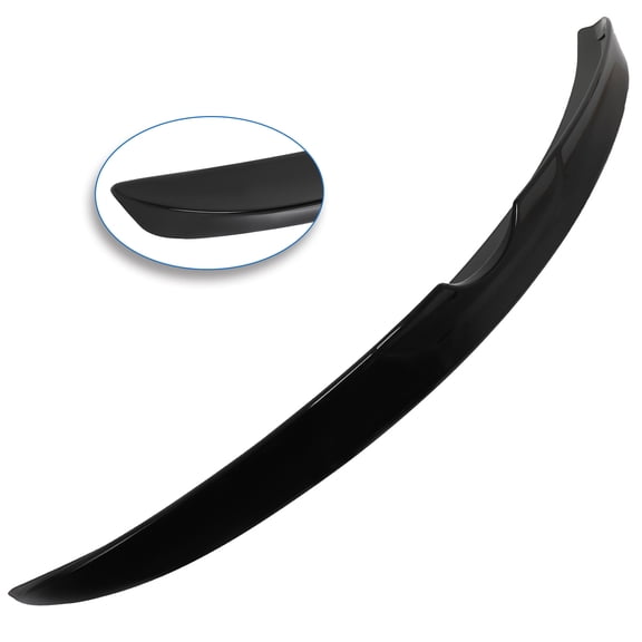 ECCPP Factory Style Rear Trunk Spoiler Wing ABS fit for 2015-2017 For Toyota For Camry Spoiler Wing Glossy Black Rear Trunk Lip Spoiler