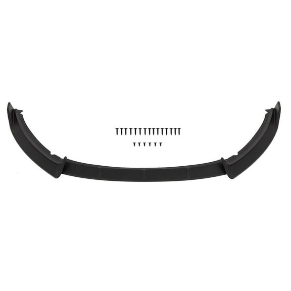 ECCPP Front Bumper Lip PP fit for 2013-2014 for Ford Focus ST Front Lip Spoiler Matte Black Front Lip Body Kit