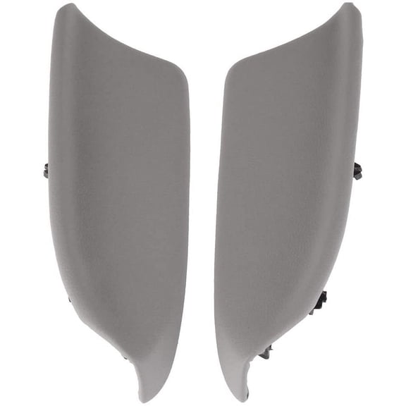 ECCPP Front Door Panel Armrest for 2008-2012 For Honda For Accord Door Panels Armrest Lip Grey(1 Pair)