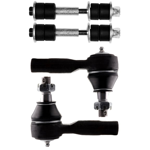 ECCPP Front Inner Tie Rod End Front Sway Bar End Link Fit 2000-2004 for Nissan Xterra 4pcs ES3660 K90389